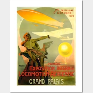 World's First International Air Show - 1909 Poster Posters and Art